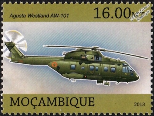 Timbro aereo elicottero